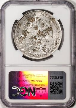 1879GO SM Mexico 8 Reales Silver Coin NGC Chopmarked