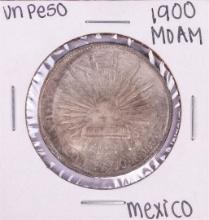 1900 Mo AM Mexico Un Peso Silver Coin