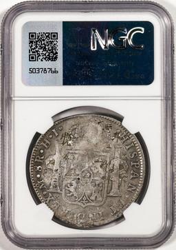 1809MO HJ Mexico 8 Reales Silver Coin NGC Chopmarked