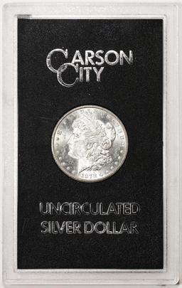 1878-CC $1 Morgan Silver Dollar Coin GSA Hoard Uncirculated w/Box & COA