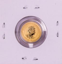 2021 Australia $15 Lunar Year of the Ox 1/10 Oz Gold Coin