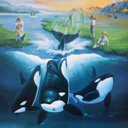Wyland "Keiko'S Dream" Limited Edition Lithograph On Paper