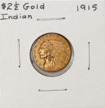 1915 $2 1/2 Indian Head Quarter Eagle Gold Coin