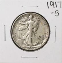 1917-S Obverse Walking Liberty Half Dollar Coin