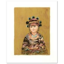 Edna Hibel (1917-2014) "Hill Tribe Youth" Limited Edition Lithograph on Paper