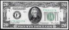 1934D $20 Federal Reserve Note Atlanta