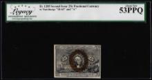 March 3, 1863 Second Issue 25 Cent Fractional Note Fr.1285 Legacy About New 53PPQ