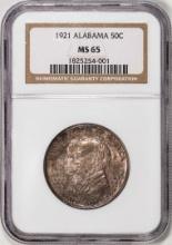 1921 Alabama Centennial Commemorative Half Dollar Coin NGC MS65