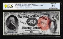 1880 $20 Legal Tender Note Fr.136 PCGS Choice Uncirculated 64