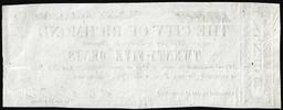 1862 Twenty-Five Cents The City of Richmond, VA Obsolete Note