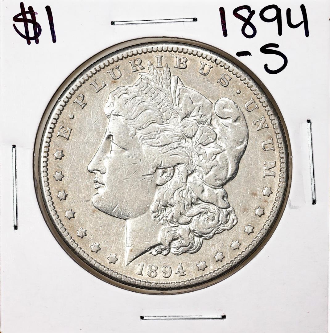 1894-S $1 Morgan Silver Dollar Coin
