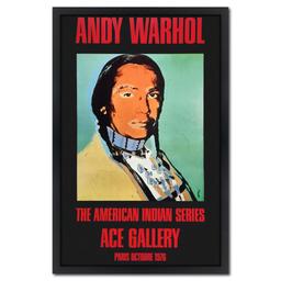 Andy Warhol (1928-1987) "American Indian Series 3 Piece Set " Poster