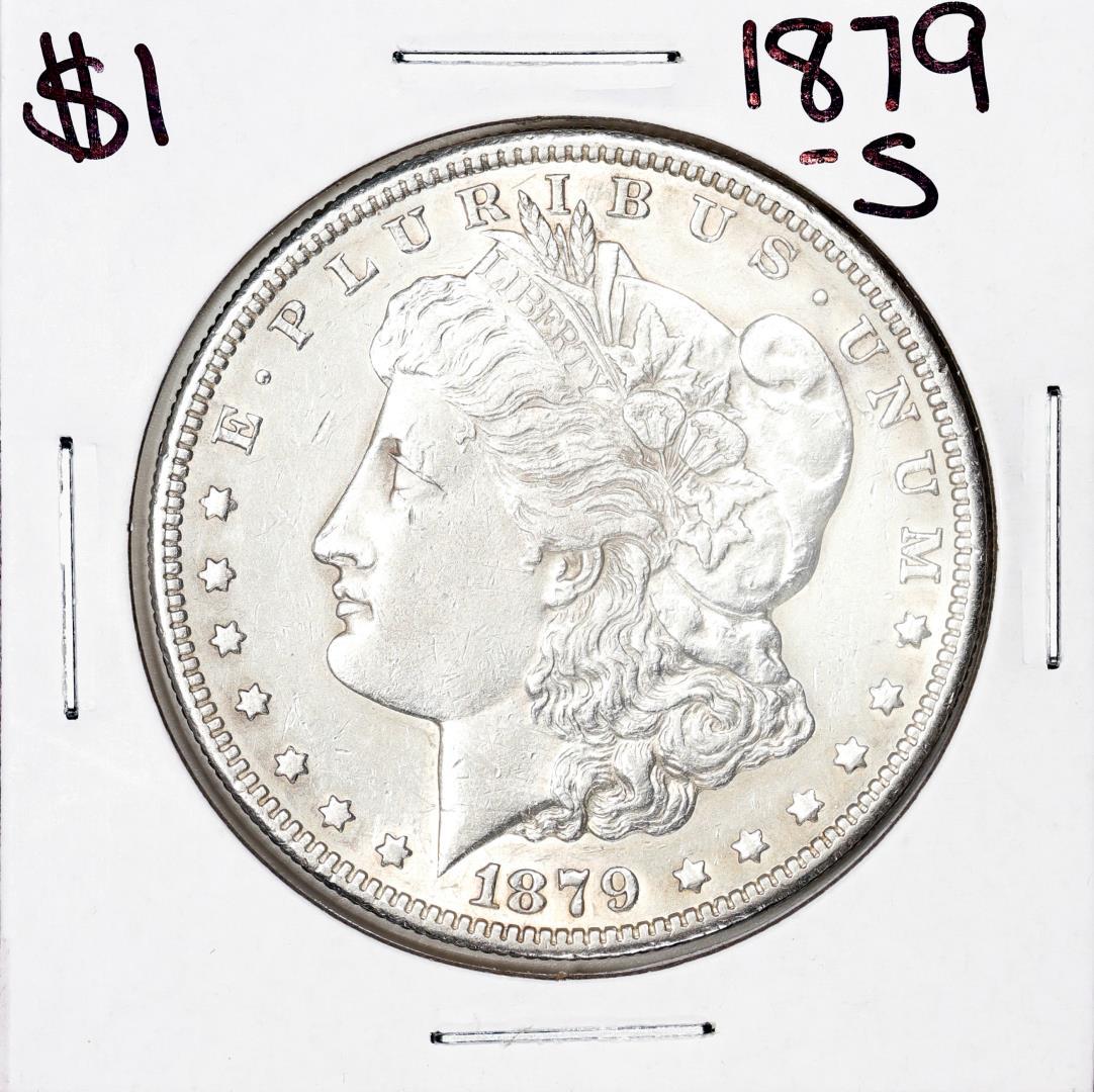 1879-S $1 Morgan Silver Dollar Coin