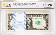 Pack 2017A $1 Federal Reserve STAR Notes Atlanta Fr.3005-F* PCGS Choice Unc 64PPQ