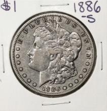 1886-S $1 Morgan Silver Dollar Coin