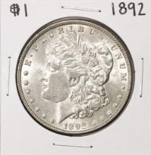 1892 $1 Morgan Silver Dollar Coin