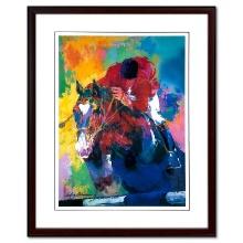 Leroy Neiman "United States Equestrian Team: Riding for America, Los Angeles 1984"