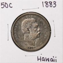 1883 Kingdom of Hawaii Half Dollar Coin