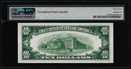 1953A $10 Silver Certificate Note Fr.1707 PMG Superb Gem Uncirculated 67EPQ