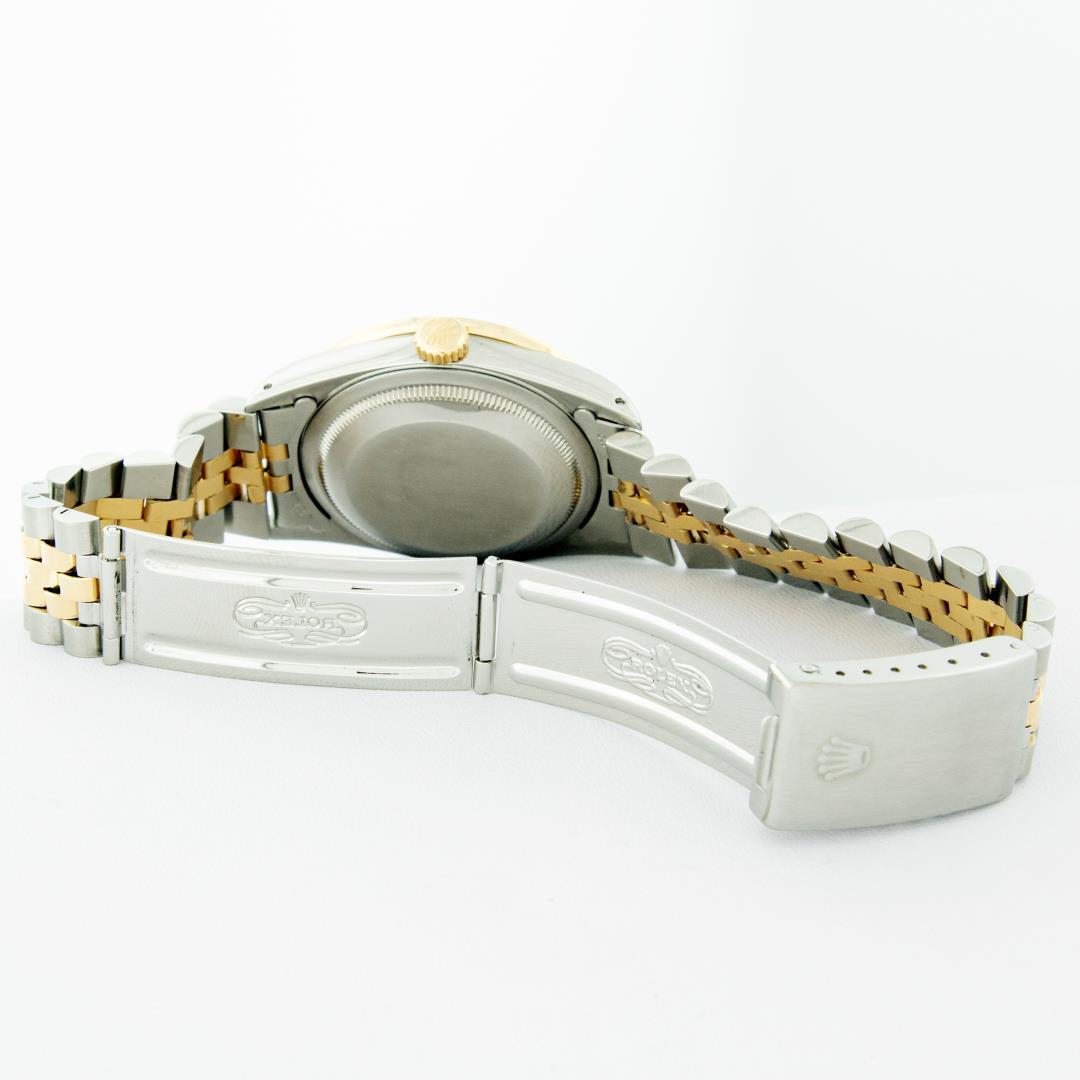 Rolex Men's Two Tone Champagne Jubilee Diamond Datejust Wristwatch