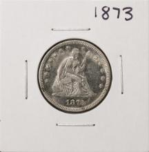 1873 Seated Liberty Quarter Coin