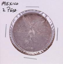 1921 Mexico 2 Pesos Silver Coin