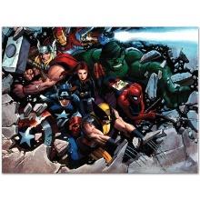 Marvel Comics "Son Of Marvel: Reading Chronology" Limited Edition Giclee On Canvas