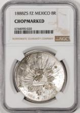 1888ZS FZ Mexico 8 Reales Silver Coin NGC Chopmarked