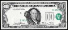1969C $100 Federal Reserve Note Richmond Third Print Shift Error