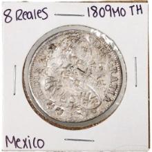 1809MO TH Mexico 8 Reales Silver Coin NGC Chopmarked