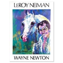LeRoy Neiman (1921-2012) "Wayne Newton" Poster Lithograph on Paper