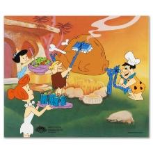 Hanna-Barbera "Flintstones Barbecue" Limited Edition Sericel