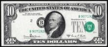 1969C $10 Federal Reserve Note New York Shifted Third Print Error