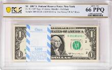 Pack of 2017A $1 Federal Reserve STAR Notes New York Fr.3005-B* PCGS Gem Unc 66PPQ