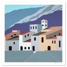 William Schlesinger (1915-2011) "Mountain Village" Limited Edition Serigraph on Paper