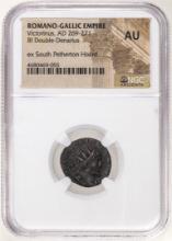 Romano-Gallic Empire 269-271 AD Victorinus Bi Double-Denarius Ancient Coin NGC AU