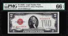1928C $2 Legal Tender Note Fr.1504 PMG Gem Uncirculated 66EPQ