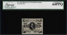 1863 Third Issue Five Cents Fractional Note Fr.1238 Legacy Very Choice New 64PPQ