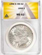 1888 $1 Morgan Silver Dollar Coin ANACS MS62