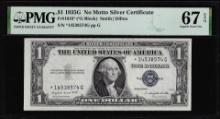 1935G $1 Silver Certificate STAR Note Fr.1616* PMG Superb Gem Uncirculated 67EPQ