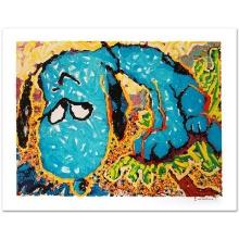 Tom Everhart "Hollywood Hound Dog" Limited Edition Lithograph On Paper