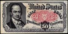 1874 Fifth Issue Fifty Cents Fractional Currency Note