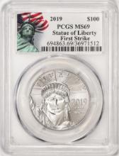 2019 $100 Platinum American Eagle Coin PCGS MS69 First Strike