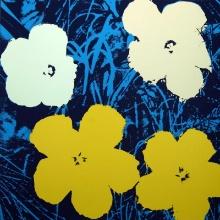 Andy Warhol "Flowers 1172" Print Serigraph On Paper