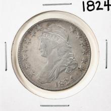 1824 Capped Bust Half Dollar Coin