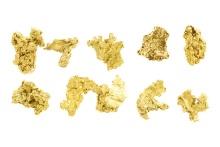 Lot of Mexico Gold Nuggets 3.43 Grams Total Weight