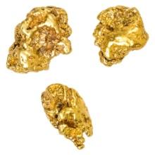 Lot of Mexico Gold Nuggets 2.41 Grams Total Weight
