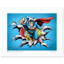 DC Comics "Superman Fist Forward" Limited Edition Giclee on Paper