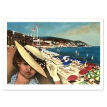 Robert Vernet Bonfort "Cannes" Limited Edition Lithograph on Paper