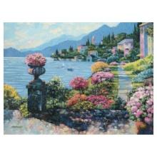 Howard Behrens (1933-2014) "Varenna Morning" Limited Edition Giclee on Canvas